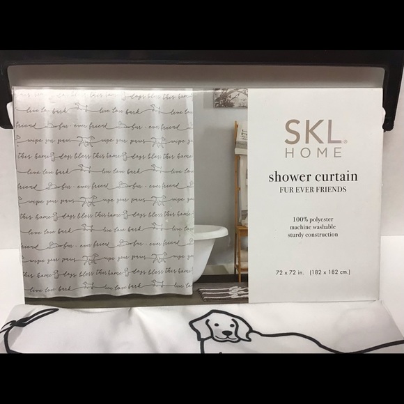 SKL Home “Fur Ever Friends” Shower Curtain - Picture 5 of 8